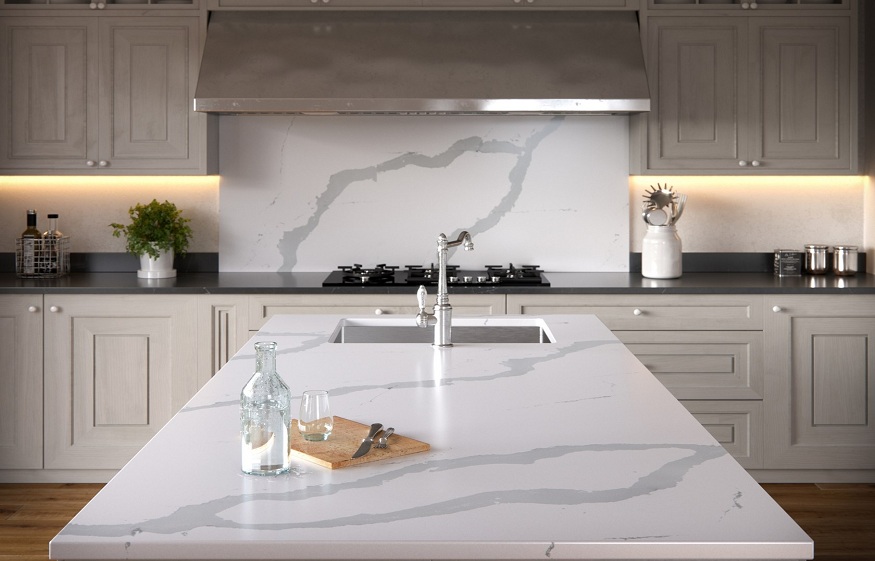 Calacatta Quartz Slab