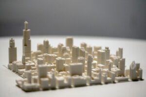 3D printed city models